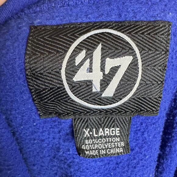 '47 Brand New England Patriots Pat Patriot NFL Hoodie XL Blue - Picture 6 of 9